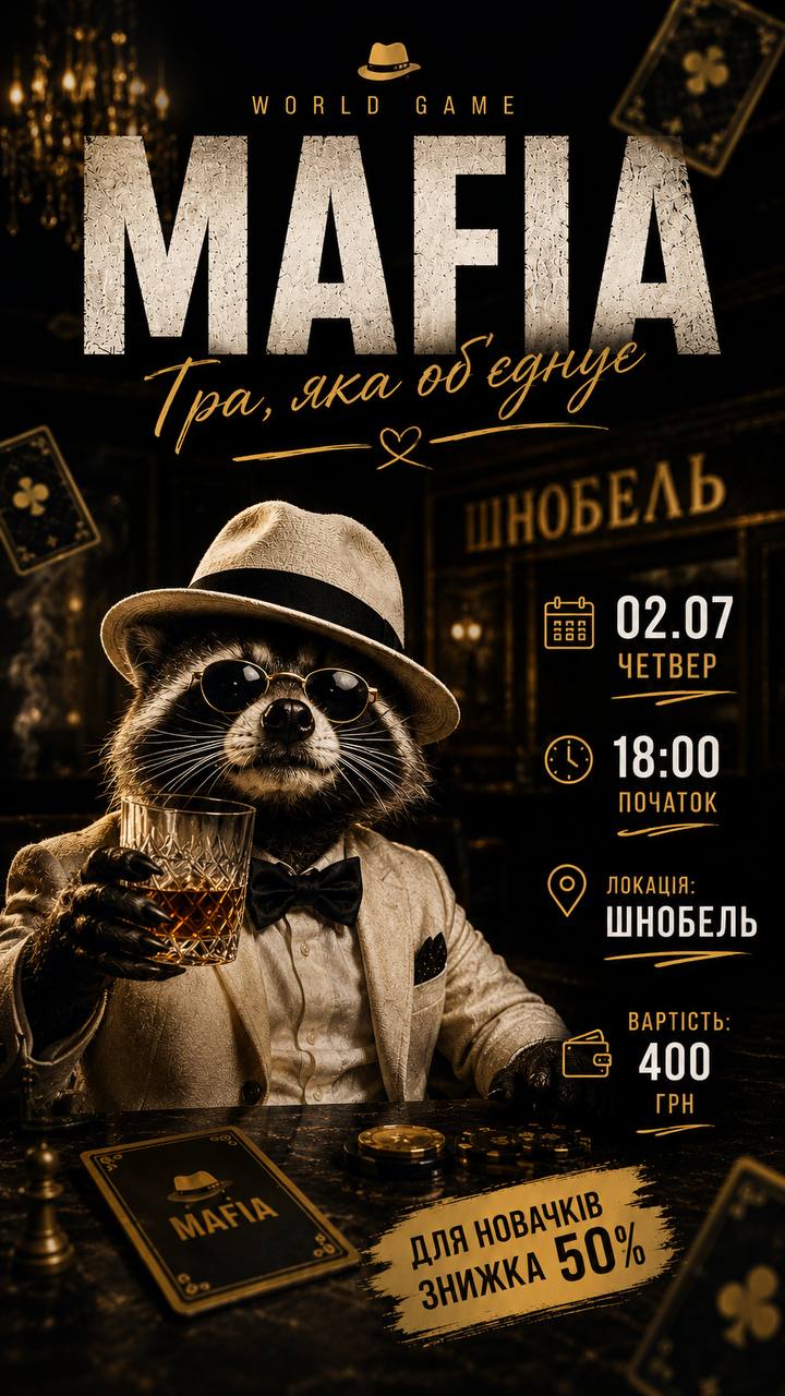 Мафія у Четвер 🖤