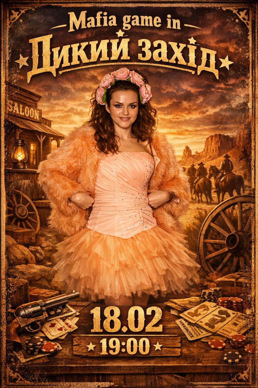 Mafia game in Дикий захід
