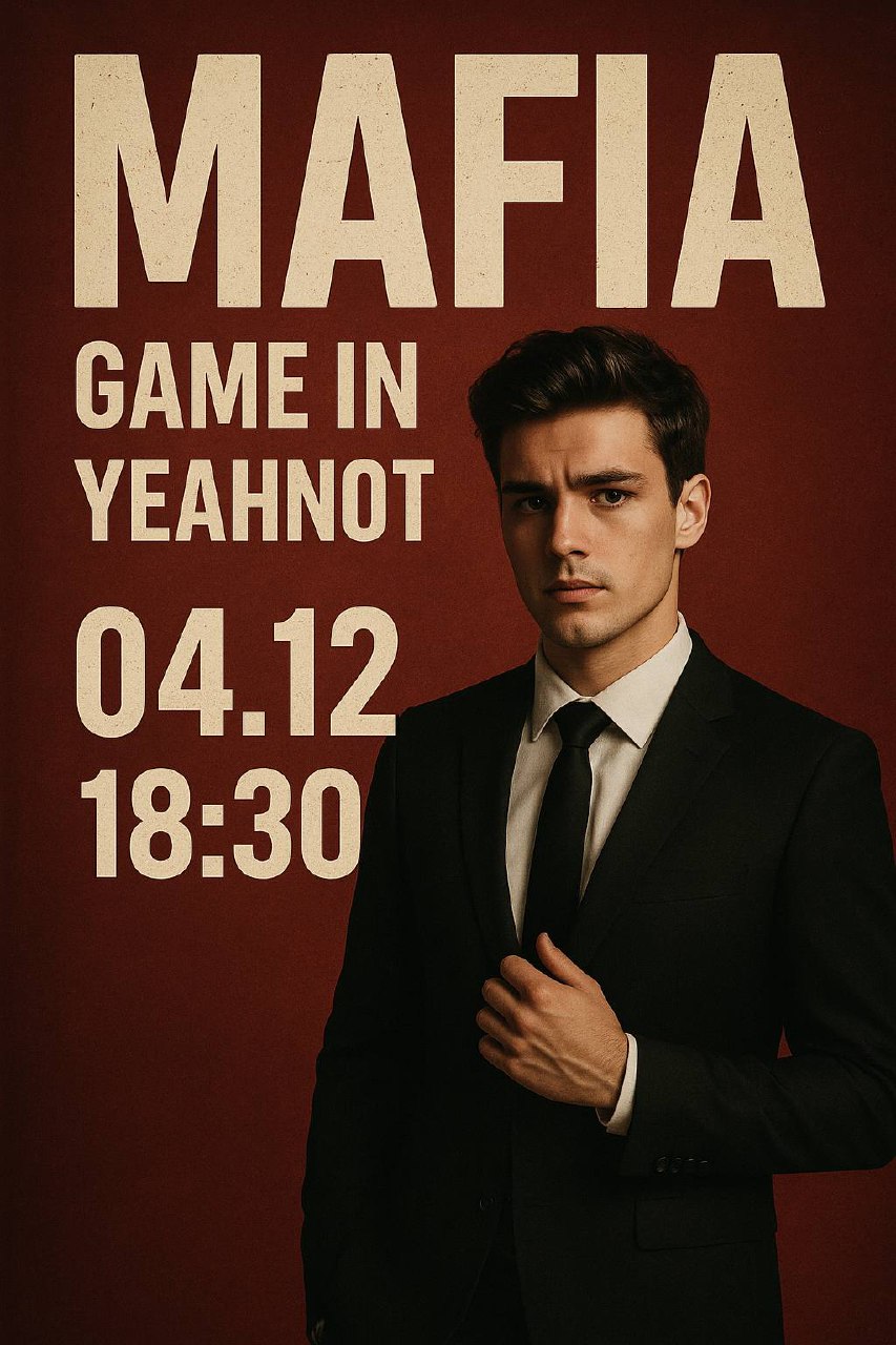 Mafia game in YeahNot