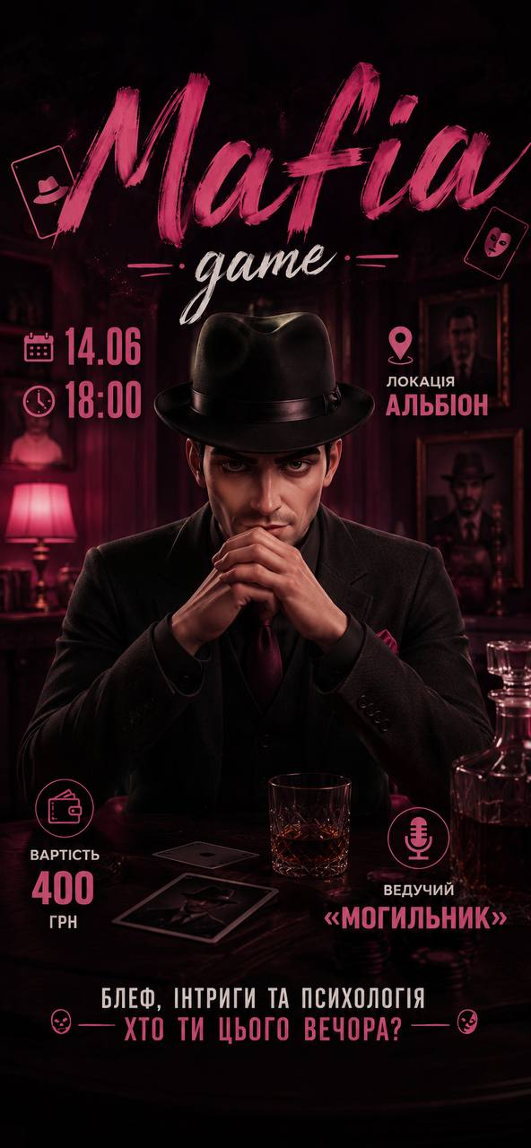 Мафія в Неділю 🖤