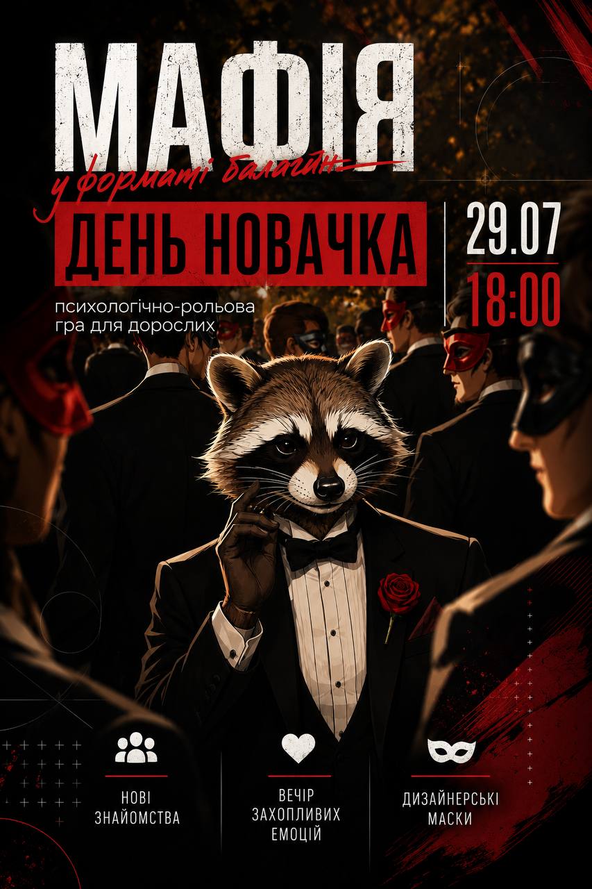 🎭 День новачка | Полтава | 29.07