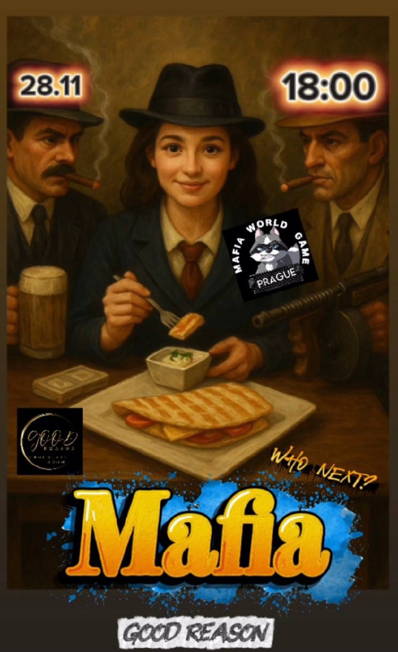 🕵️‍♂️ МАФИЯ & СЭНДВИЧ 🍗