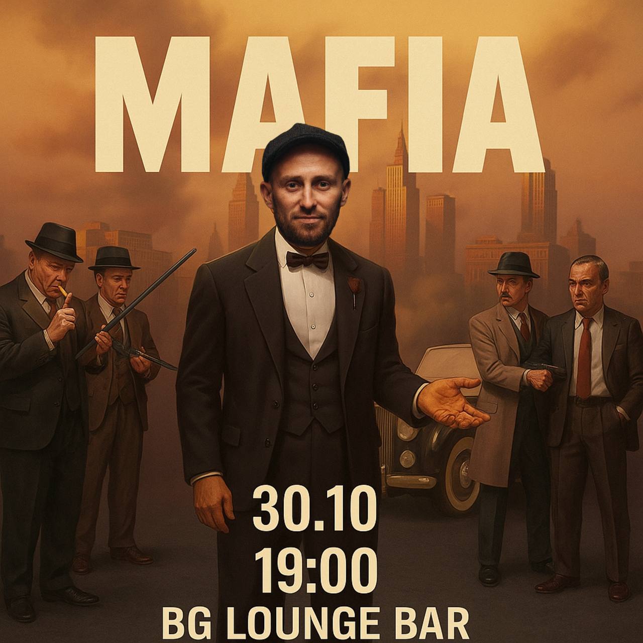 💣 MAFIA NIGHT в BG Lounge Bar!
