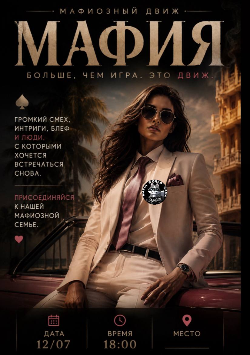 Мафия — это больше, чем игра.