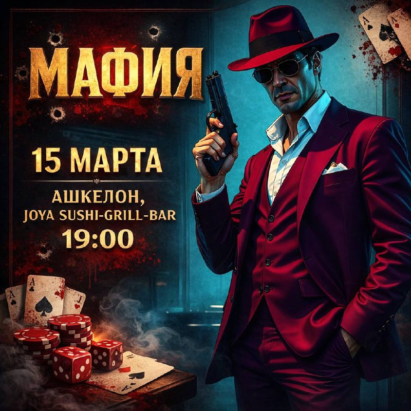 ♠️ МАФИЯ В АШКЕЛОНЕ ♣️