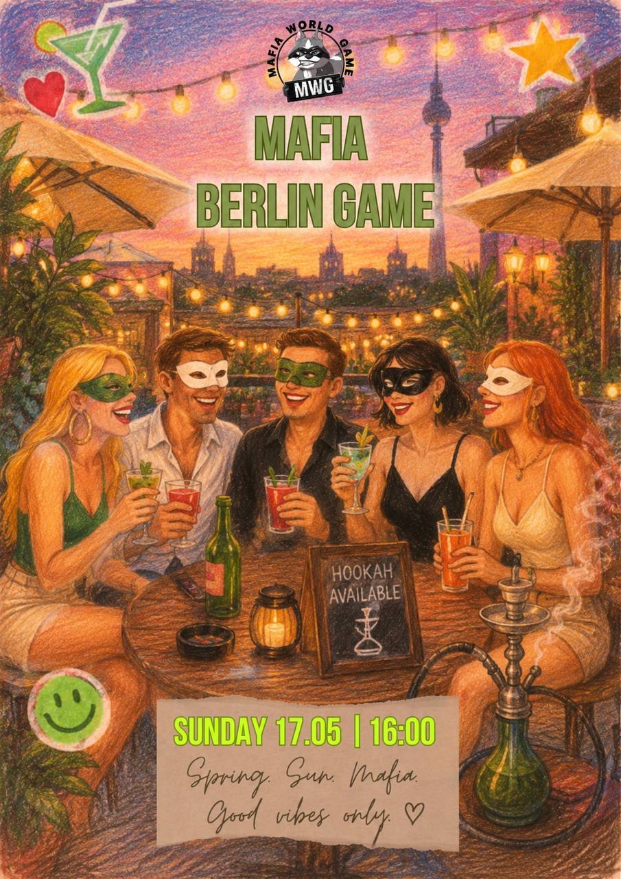🌞 MAFIA on the Terrace | 17.05 | 16:00