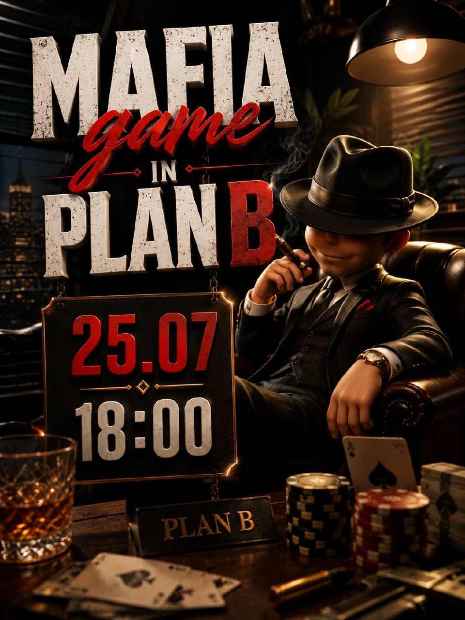 Mafia game in Plan B